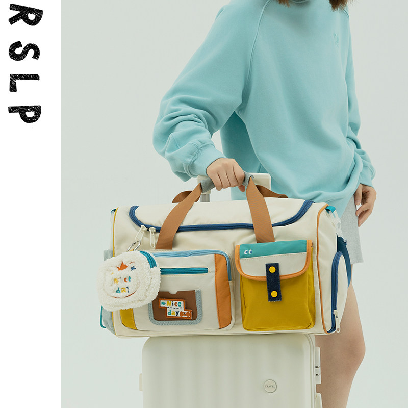 若素良品大容量多功能旅游出差行李运动训练健身收纳包袋套拉杆箱