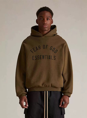 FEAR OF GOD复线ESSENTIAL卫衣秋冬加绒美式休闲S2024FW高端货