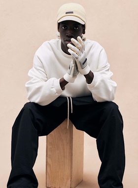 ESSENTIALS23FW圆领卫衣Crewneck印花FOG复线男女同款宁波原厂货