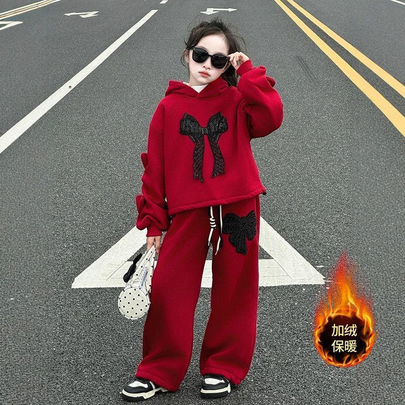 女童新年套装2026新款儿童拜年服