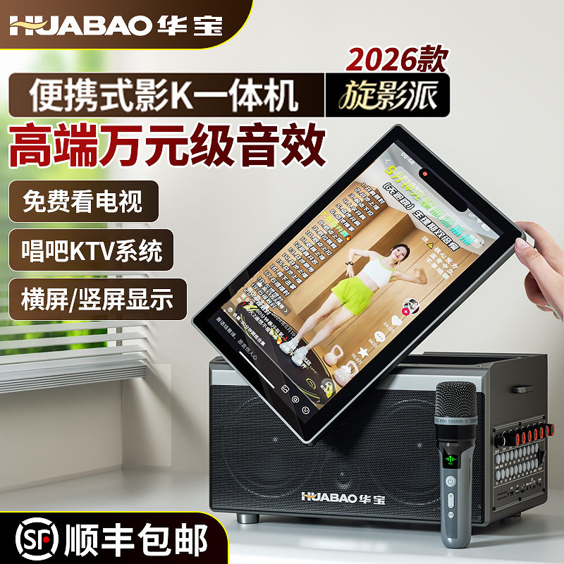 家庭ktv套装话筒音响一体麦克风家用K歌蓝牙音箱唱歌电视卡拉ok机