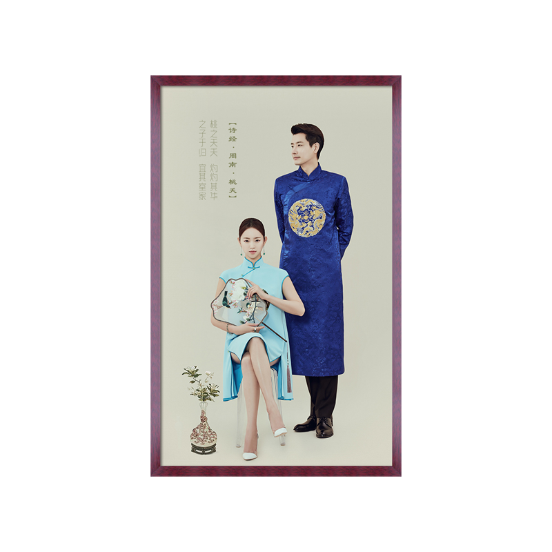 定制定做实木相框挂墙十字绣拼图海报画框装裱喷漆框架证书框制作