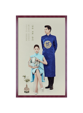 定制定做实木相框挂墙画框框架