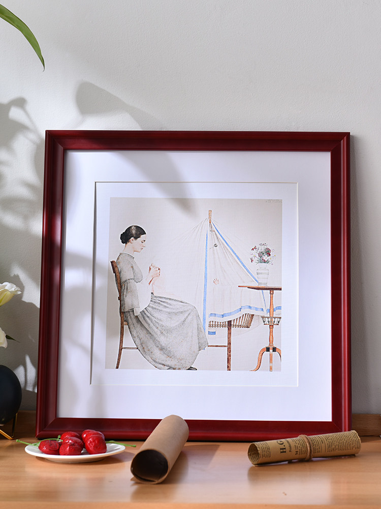 实木相框正方形画框挂墙定制任意尺寸字画装裱框外框国画书法框架,家居饰品,相框/画框,淘宝优惠券,粉丝福利购,淘宝优惠卷