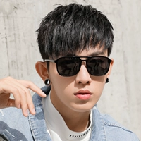 Трендовые мужские ретро модные солнцезащитные очки, в корейском стиле, 2020