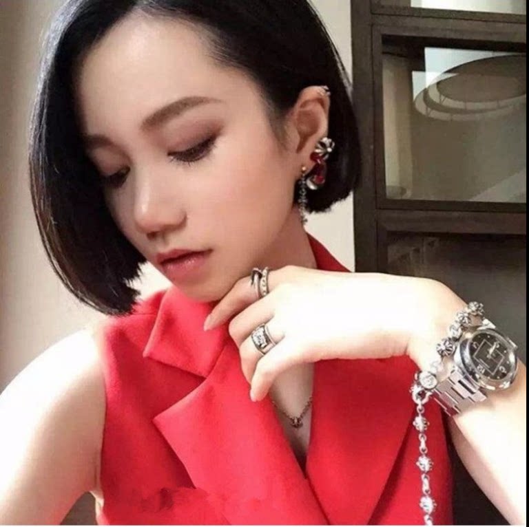 牌克罗潮牌CH925纯银克十字架手镯罗心复古做旧手链男女情侣手串