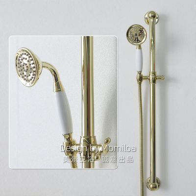 美景卫浴出口英式花洒升降架