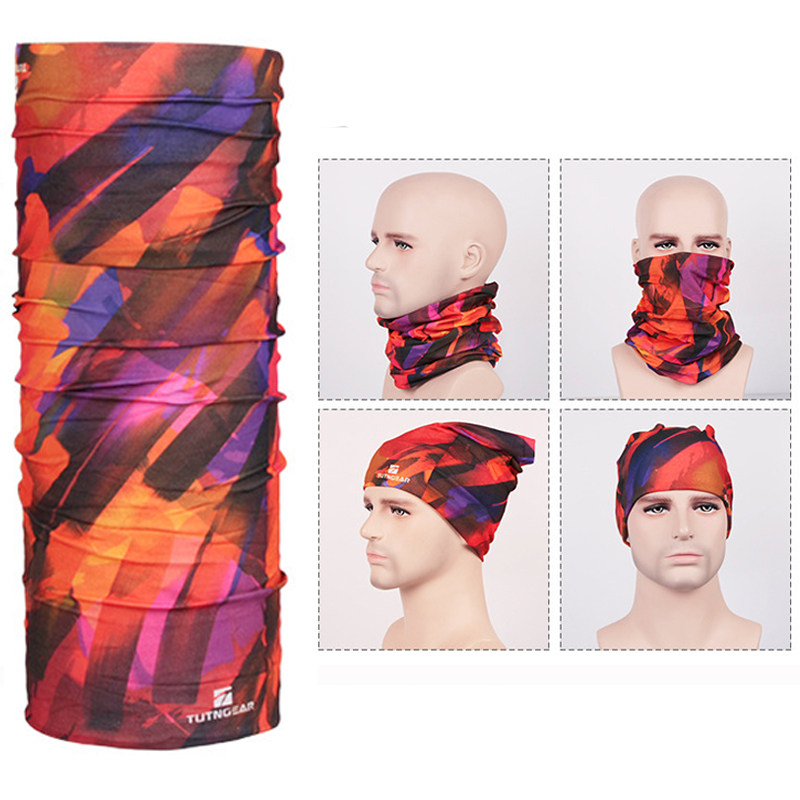 自行车 户外运动骑行 吸湿排汗 无缝头巾 围脖 面罩 护腕 围巾