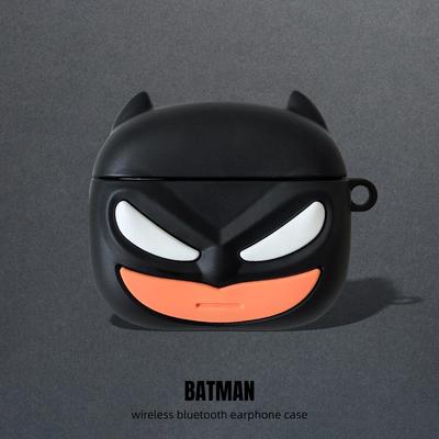 适用苹果airpods华为freebuds7i保护套6i蝙蝠侠5i五代se3耳夹freeclip2二代4e蓝牙耳机壳se4anc三代pro3四代