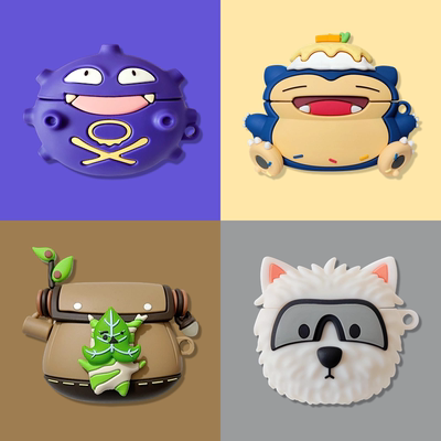 适用oppo enco free4保护套oppoencoair4pro宝可梦air4i新声版oppoencofree3蓝牙耳机壳air2i硅胶R4防摔r3