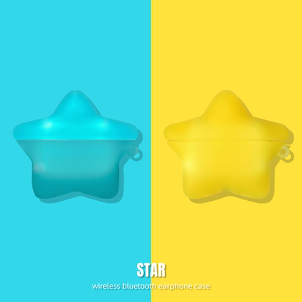 五角星适用苹果airpods保护套pro3降噪版4代二代三代airpodspro2无线蓝牙耳机壳四代5代五代硅胶防摔纯色