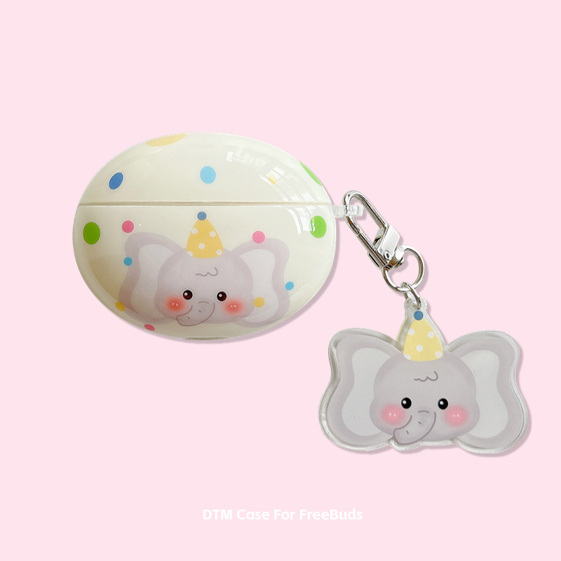 适用华为freebuds6i保护套5i至臻版freeclip耳夹式se2可爱动物freebudspro3无线蓝牙耳机壳4e防摔se3硬壳