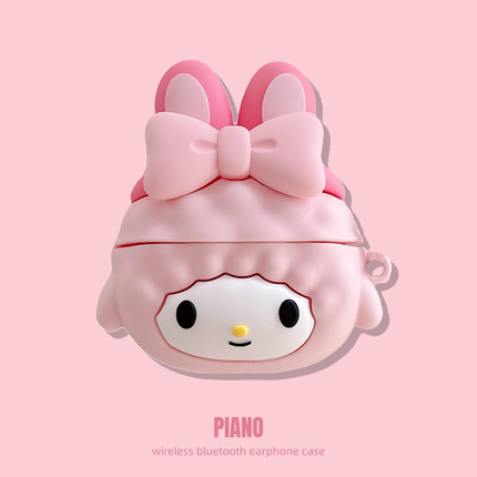 小羊必爱诺适用苹果airpods保护套pro3降噪版4代二代三代airpodspro2无线蓝牙耳机套四代5代五代硅胶防摔