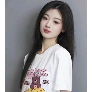 单依纯同款韩系ins超火小熊短袖T恤女夏季设计感潮牌港风宽松上衣