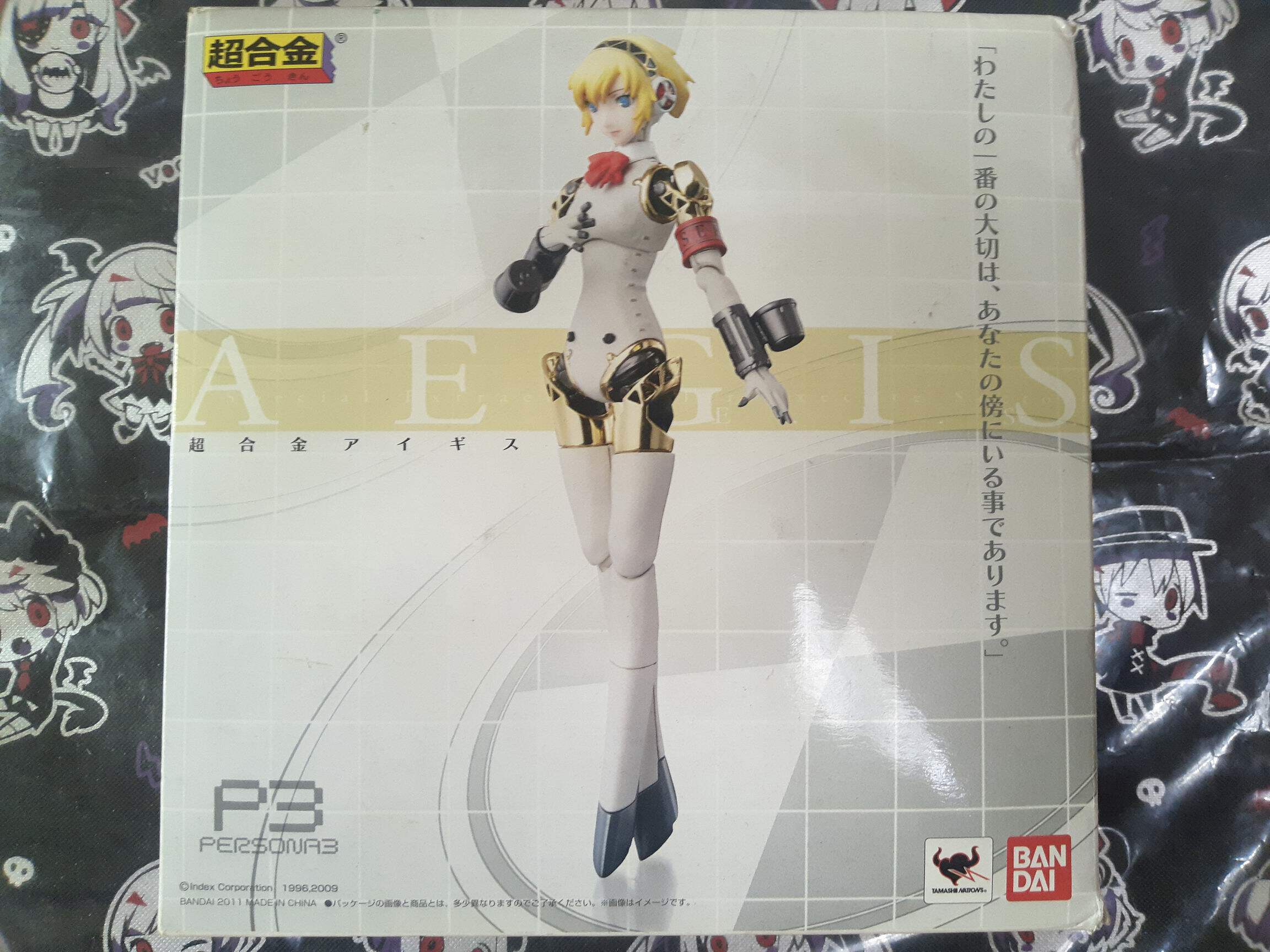 827.28 万代 超合金 女神异闻录3 aegis 爱丽丝 安格斯 手办 桌面