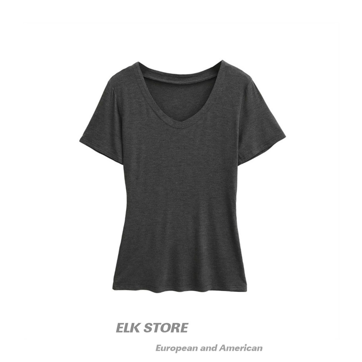 纯欲v领百搭白色短袖t恤女夏季新款正肩显腰细打底衫轻薄透气上衣,女装/女士精品,T恤,淘宝优惠券,粉丝福利购,淘宝优惠卷