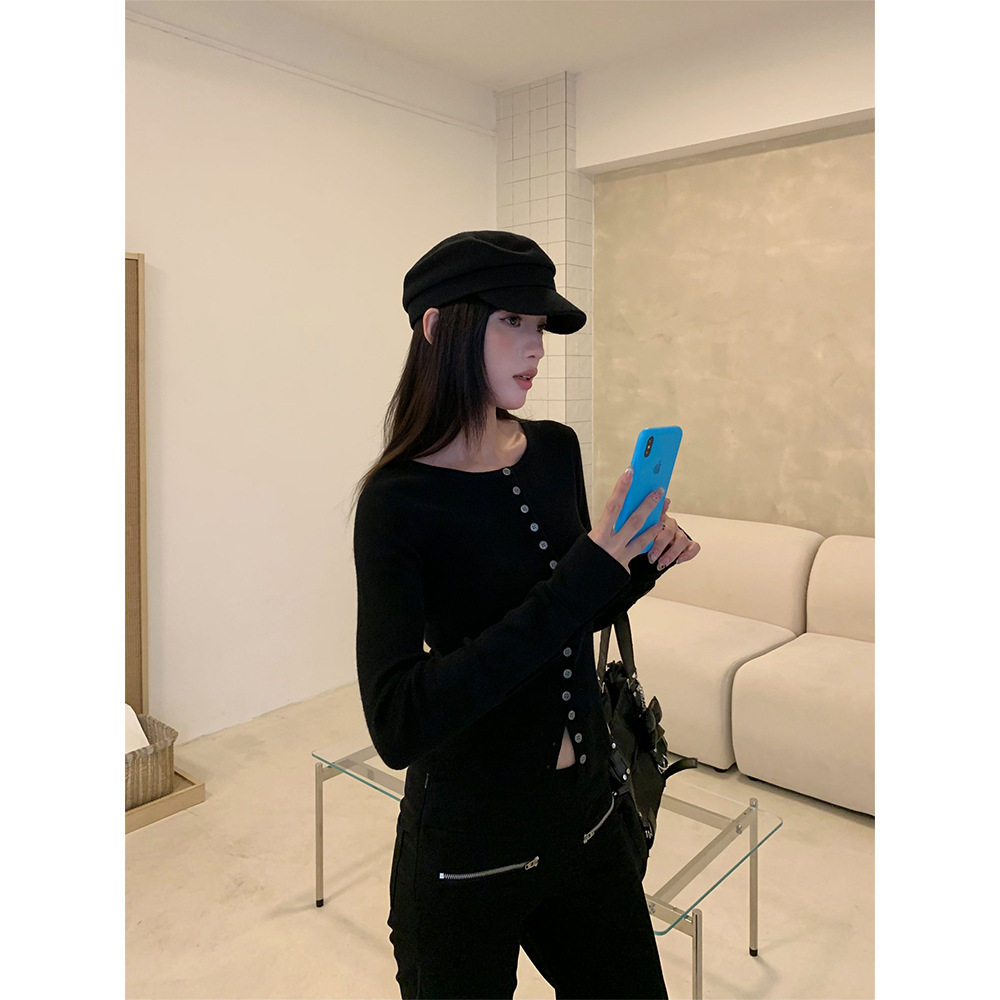 新款2025秋季高级感长袖针织毛针织衫