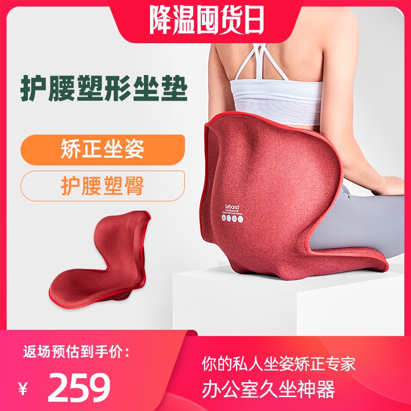 乐范/LERAVAN塑形花瓣坐垫 护腰矫正坐姿美臀坐垫 办公室久坐神器