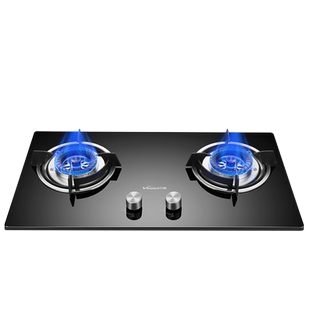 万和燃气灶嵌入式两用钢化玻璃家用猛火5.0kW一级能效液化气4.2KW