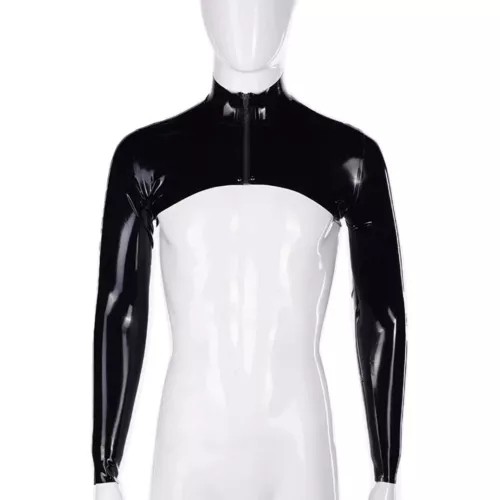 乳胶上衣 肩袖衣 latex tops 露背上衣 定制