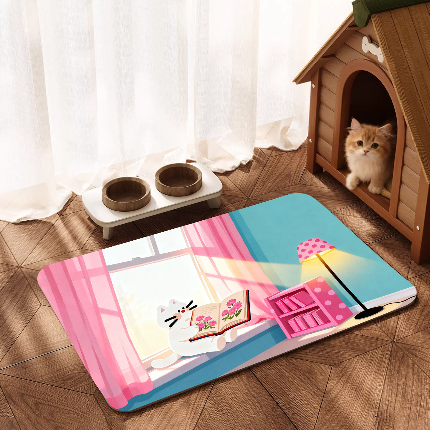 新品防滑防水猫咪宠物餐垫PU皮革垫防滑橡胶垫四季通用猫狗垫子,宠物/宠物食品及用品,猫狗垫子,淘宝优惠券,粉丝福利购,淘宝优惠卷