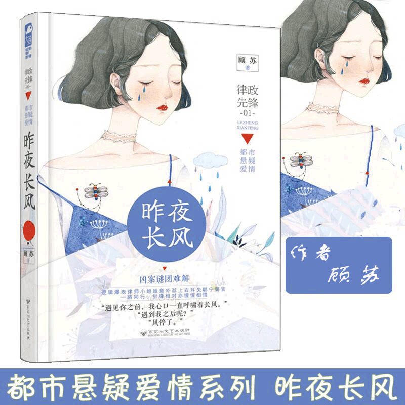 昨夜长风 顾苏著 律政先锋系列01 青春文学都市悬疑爱情犯罪侦探情感