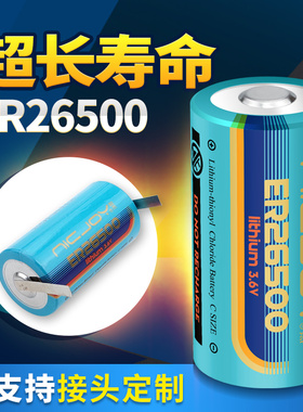 ER26500 3.6V锂电池C型计量表天然气蒸汽流量计PLC物联网水表仪器