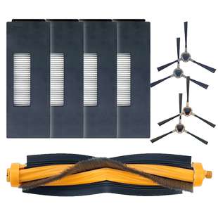 适用科沃斯扫地机器人配件边刷朵朵S DT85晶晶DT83海帕过滤网滚刷