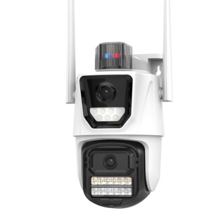 new跨境双镜头双画面超级看看icsee无线网络摄像头wifi camera