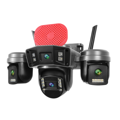 四镜头户 4G camera跨境外 小鹰看看okam无线网络摄像头