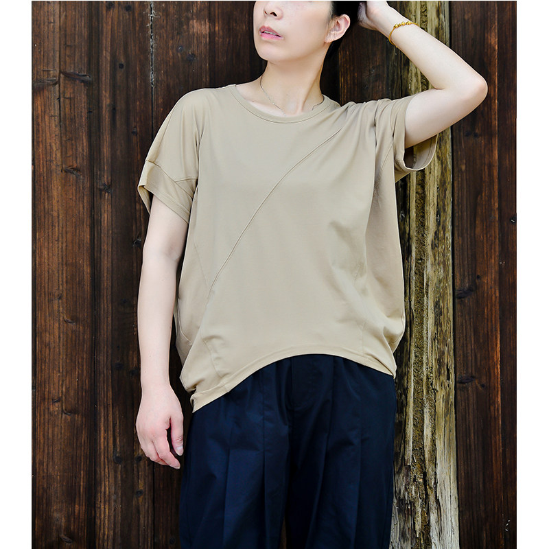 短袖休闲常规棉女款宽松透气