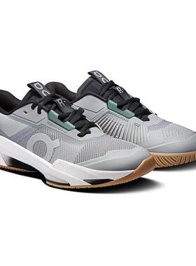 代购ON昂跑男士网球鞋防滑耐磨缓震支撑透气轻便稳定包裹灰色