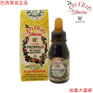 野花牌巴西绿蜂胶滴液滴剂30ml 加拿大原装 进口