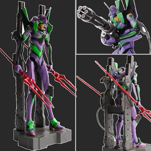 新世纪EVA合金初号机可动福音战士拘束架地台输送台玩具模型手办