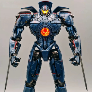 环太平洋机甲模型危险双刀复仇流浪者儿童可动发光机器人玩具手办