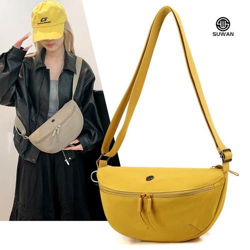 休闲马鞍包女轻便时尚斜挎包