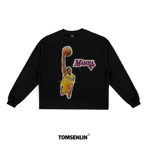 tomsenlin-KOBE 科比线毯贴布Remake复古卫衣短袖长袖