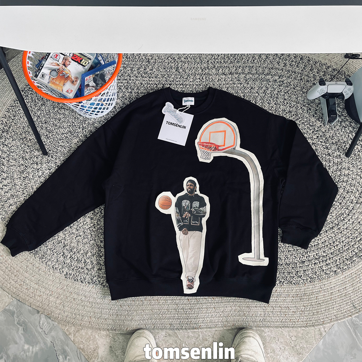 tomsenlin潮宽松卫衣康丽