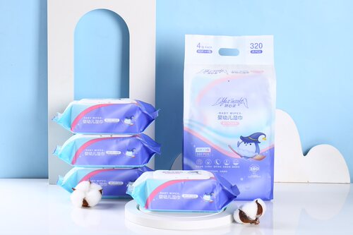 妍心柔婴儿手口专用湿巾80片*4包