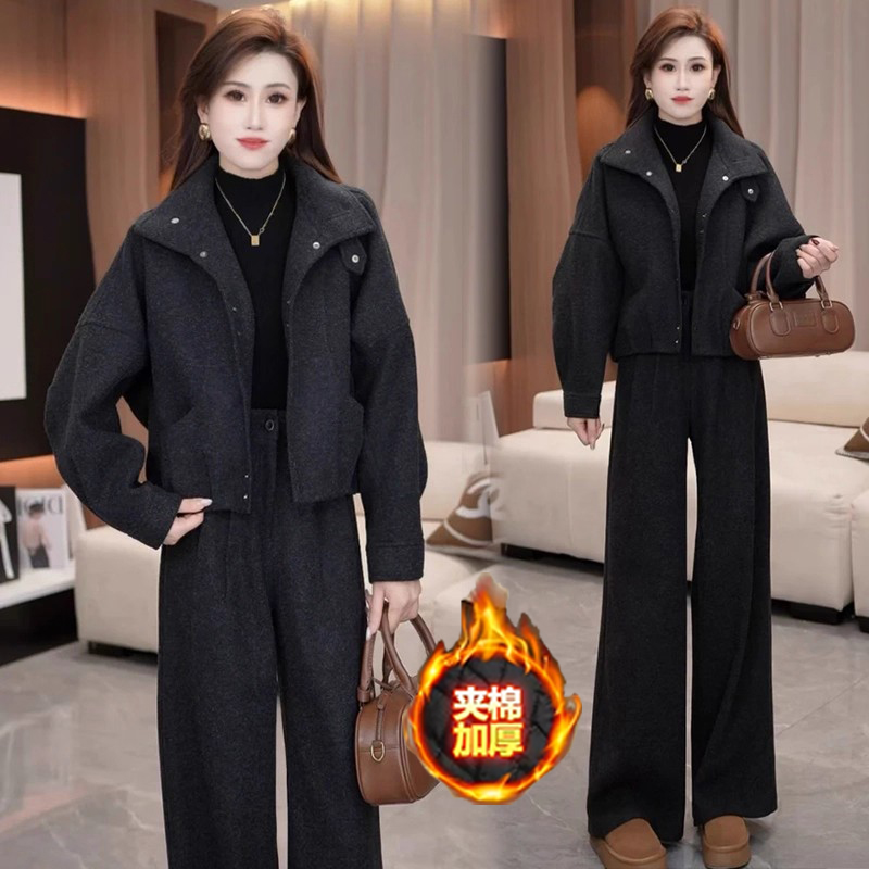 时尚休闲套装女2025秋冬新款