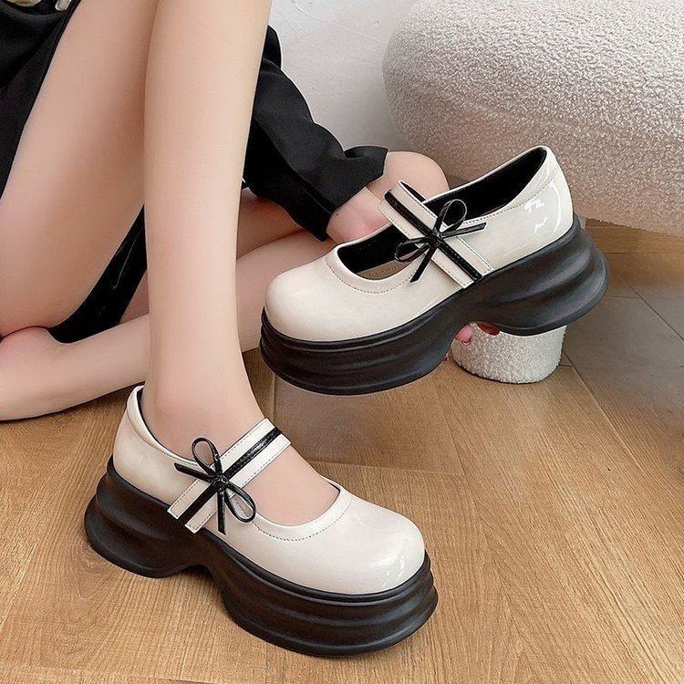 2025春秋季新款洛丽塔小皮鞋女英伦厚底乐福鞋复古一字扣玛丽珍鞋,女鞋,浅口单鞋,淘宝优惠券,粉丝福利购,淘宝优惠卷