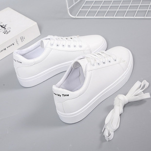 时尚 春夏季 透气板鞋 平底白鞋 小白鞋 街拍休闲学生女鞋 女2025年新款