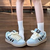 2025秋季 女 拼色透气轻便百搭厚底超轻跑步鞋 潮流新款 学生休闲板鞋