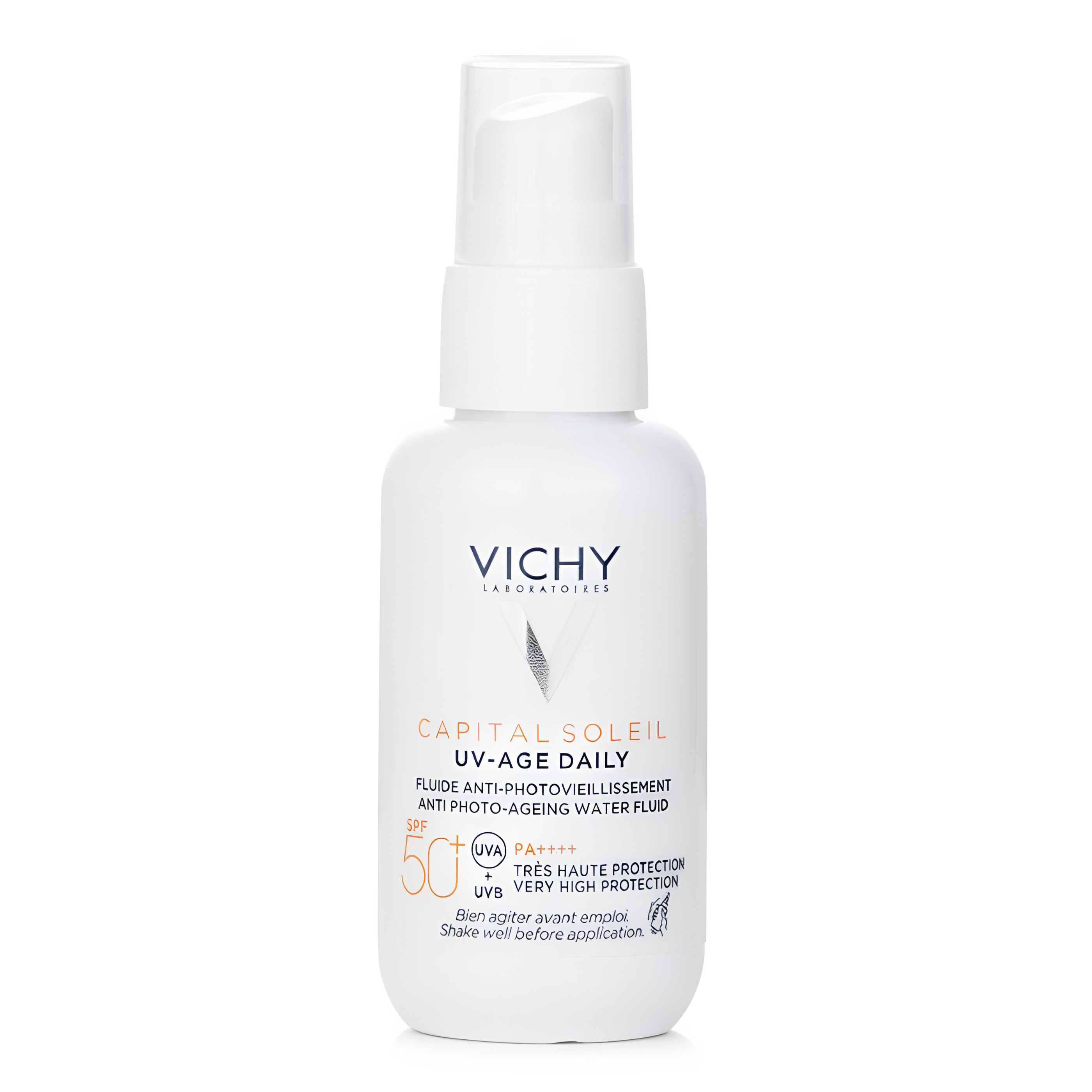 VICHY Capital Soleil日常户外防晒水乳任何肤质SPF50+PA++++40ml