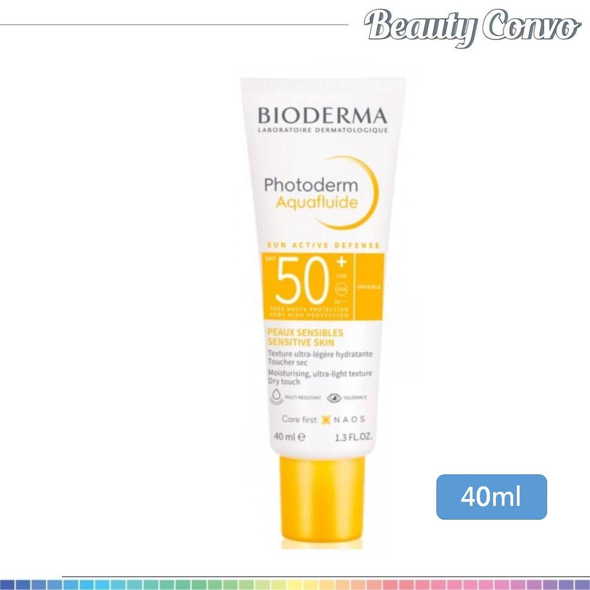Bioderma高效清爽防晒乳液SPF50+户外旅行出行防紫外线进口40ml版