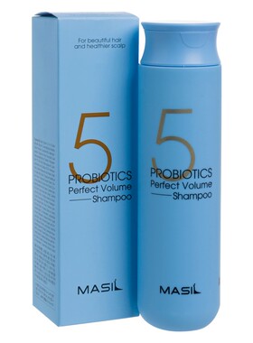 MASIL 5 彩柔顺丰盈洗发水 丰盈蓬松 头皮舒缓 深层滋养 300ML 装