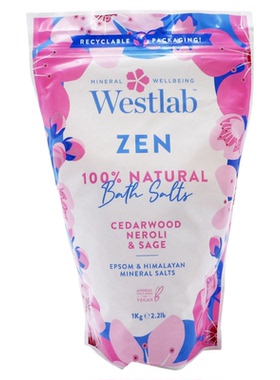 Westlab - Zen Bathing Salt - Cedarwood, Neroli and Sage |1kg