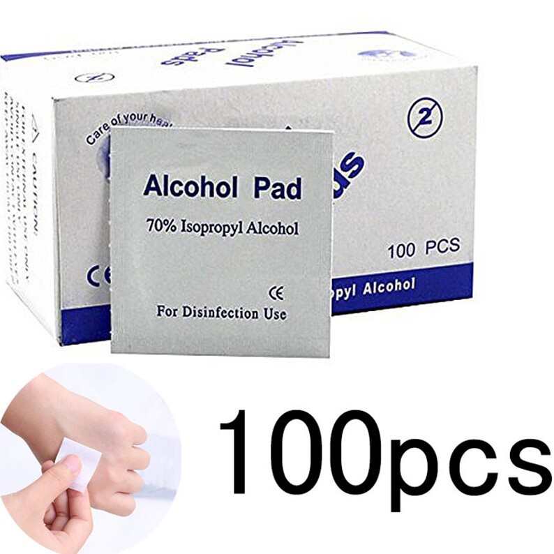 SMAT酒精消毒湿纸巾100片触摸物品马桶坐垫使用前卫生消毒清洁