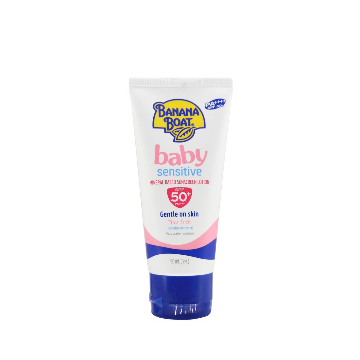 进口香蕉船宝宝温和物理防晒乳SPF50+性质温和强效防水防汗90ml