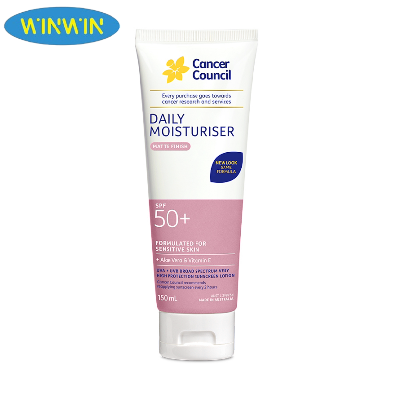 Cancer Council 进口澳大利亚150毫升防晒霜SPF50+清爽不黏腻户外